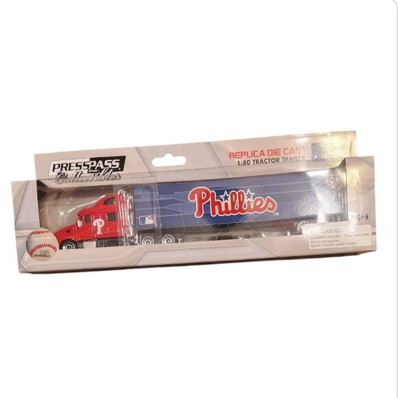 MLB Team Collectible - 2012 Philadelphia Phillies Die Cast Tractor Trailer - Picture 1 of 2